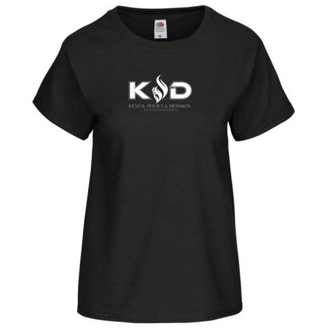 T-shirt femme manches courtes avec logo Réveil pour la moisson